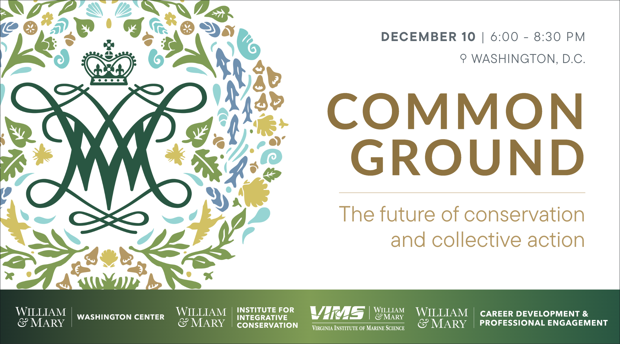 "Common Ground" event graphic